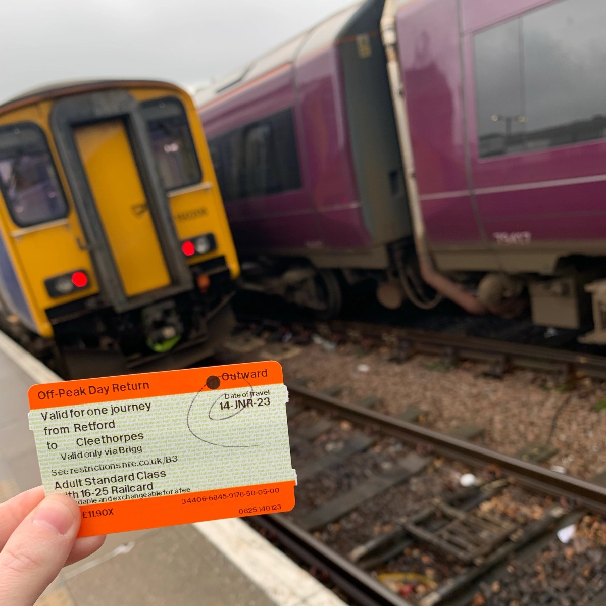Brigg Line Adventures – A winters’ trip to&nbsp;Cleethorpes🚂